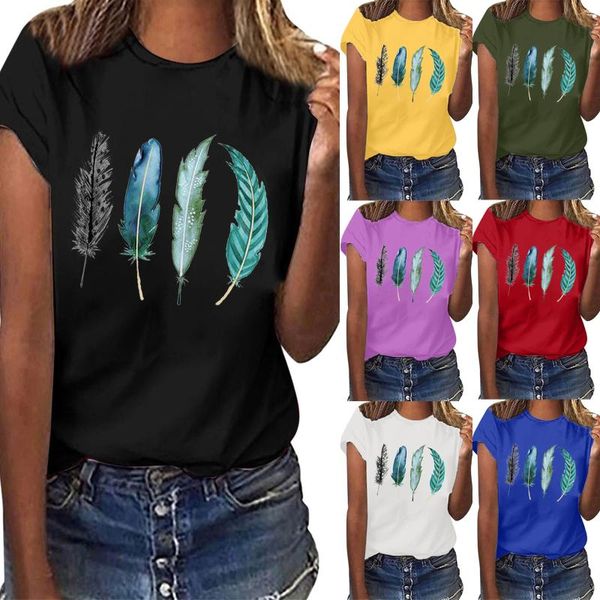 women's t-shirt women summer t shirt cotton plus size 5xl loose casual short sleeve feather print t-shirts fashion ladies basic tee shi, White
women's t-shirt women summer t shirt cotton plus size 5xl loose casual short sleeve feather print t-shirts fashion ladies basic tee shi, White