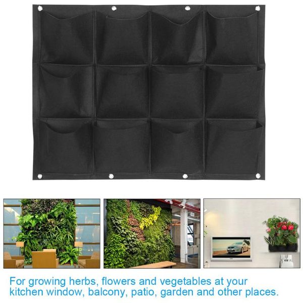 planters & pots 7/12/15/18 pockets blackgrow bags planter garden vegetable living bag seedling wall hanging growing
planters & pots 7/12/15/18 pockets blackgrow bags planter garden vegetable living bag seedling wall hanging growing