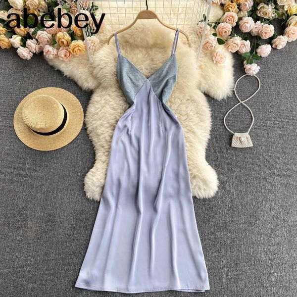 women off shoulder strap dress backless sleeveless v neck slim party summer korean fashion long 210512, Black;gray
women off shoulder strap dress backless sleeveless v neck slim party summer korean fashion long 210512, Black;gray