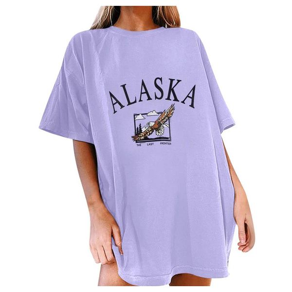 women's t-shirt vintage women letter print short sleeve o-neck loose tee summer casual ladies daily street tos oversized #g1, White
women's t-shirt vintage women letter print short sleeve o-neck loose tee summer casual ladies daily street tos oversized #g1, White