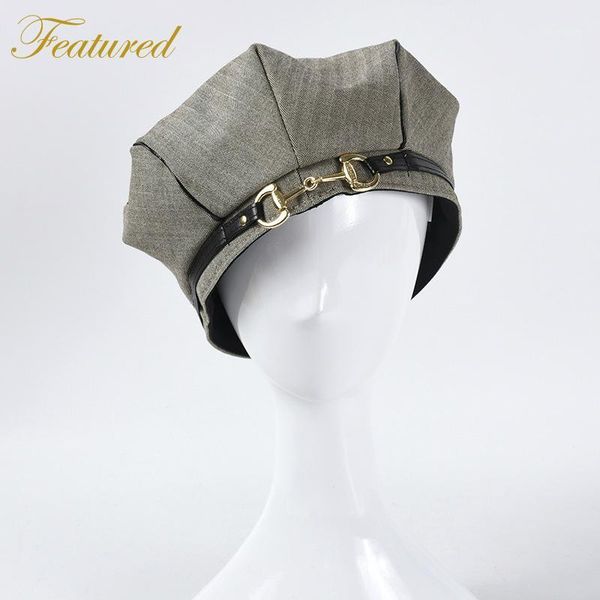 spring and summer style japanese metal buckle beret korean fashion hat pumpkin elegant painter berets, Blue;gray
spring and summer style japanese metal buckle beret korean fashion hat pumpkin elegant painter berets, Blue;gray