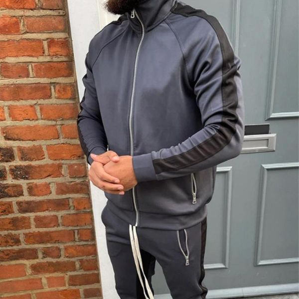 men's tracksuits anti-pilling fashionable gym training wear sports sweatsuits anti-shedding jogger sweat suits fadeless for father, Gray
men's tracksuits anti-pilling fashionable gym training wear sports sweatsuits anti-shedding jogger sweat suits fadeless for father, Gray
