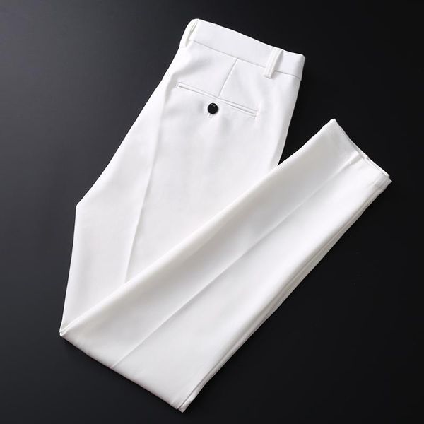 men white trousers youth straight pants business luxury ankle-length embroidery size 28 32 33 34 36 men's, Black
men white trousers youth straight pants business luxury ankle-length embroidery size 28 32 33 34 36 men's, Black