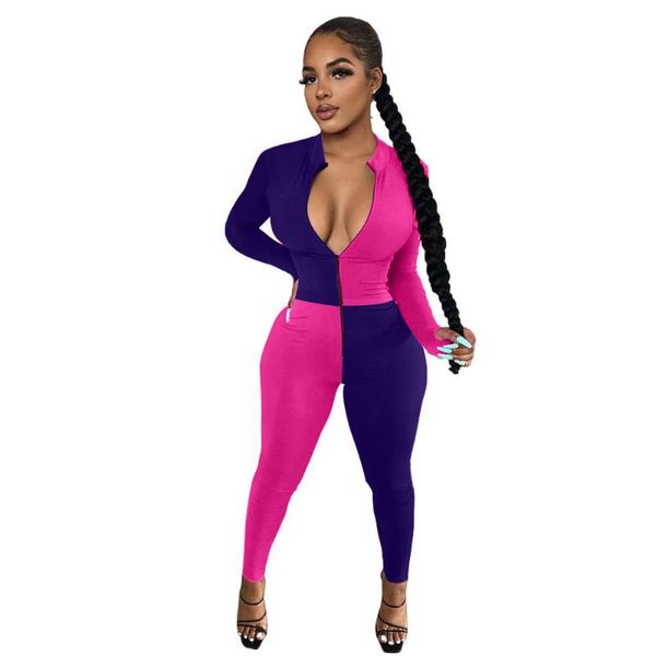 echoine patchwork print jumpsuit autumn long sleeve skinny bodycon rompers party club outfits v-neck fitness playsuit women's jumpsuits, Black;white
echoine patchwork print jumpsuit autumn long sleeve skinny bodycon rompers party club outfits v-neck fitness playsuit women's jumpsuits, Black;white