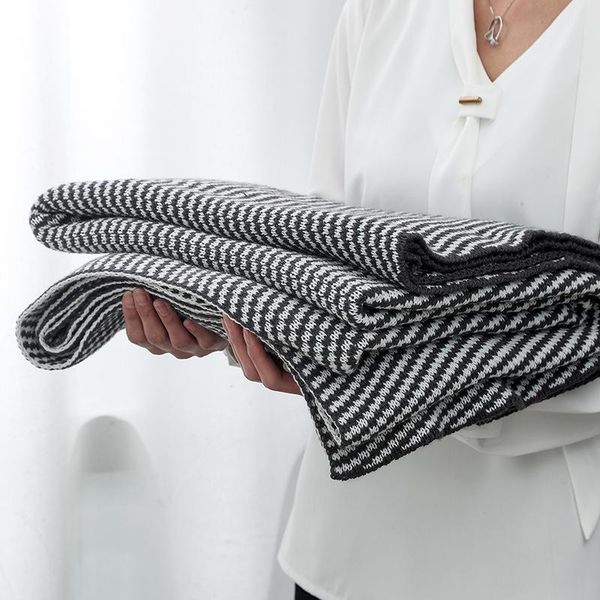 blankets nordic style black and white sofa blanket office air-conditioned room nap wool small quilt warm thick knitted
blankets nordic style black and white sofa blanket office air-conditioned room nap wool small quilt warm thick knitted