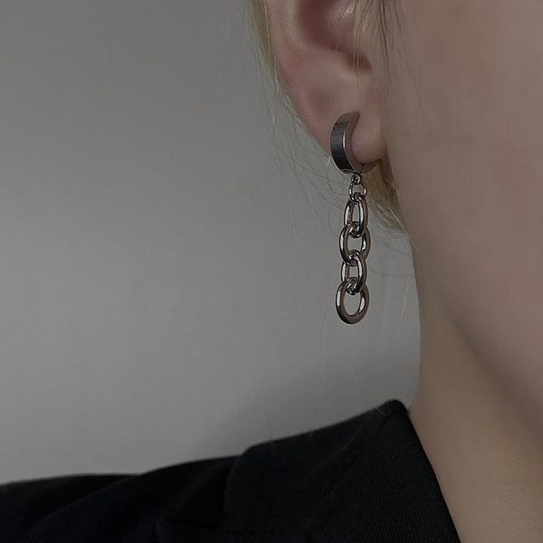 stud earrings korean style 2021 trend hip-hop no pierced stainless steel female simple ear clip personality male jumper, Golden;silver
stud earrings korean style 2021 trend hip-hop no pierced stainless steel female simple ear clip personality male jumper, Golden;silver