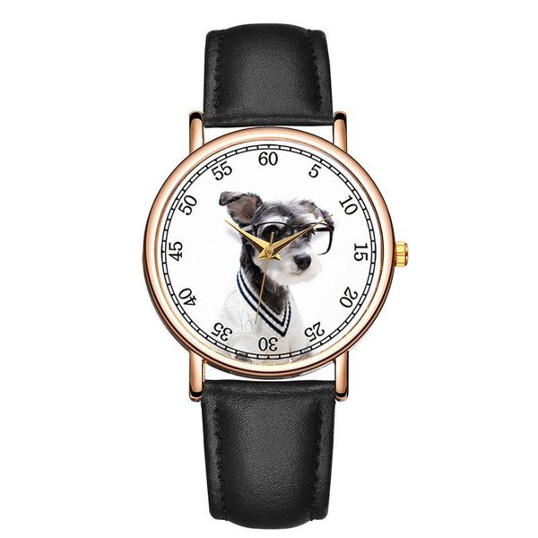wristwatches watch for women men fashion creative cute dog watches simple leather band analog quartz clock couple gift, Slivery;brown
wristwatches watch for women men fashion creative cute dog watches simple leather band analog quartz clock couple gift, Slivery;brown