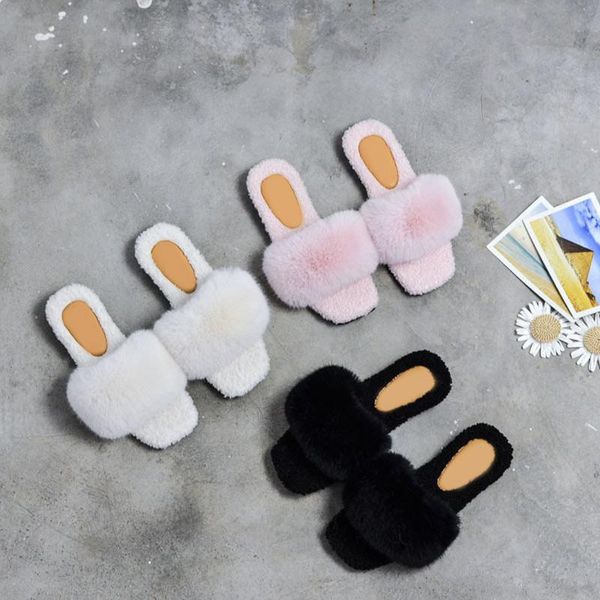 women fluffy slippers female fur fashion low heels square toe woman spring shoes plush ladies footwear comfort slipper 2021, Black
women fluffy slippers female fur fashion low heels square toe woman spring shoes plush ladies footwear comfort slipper 2021, Black
