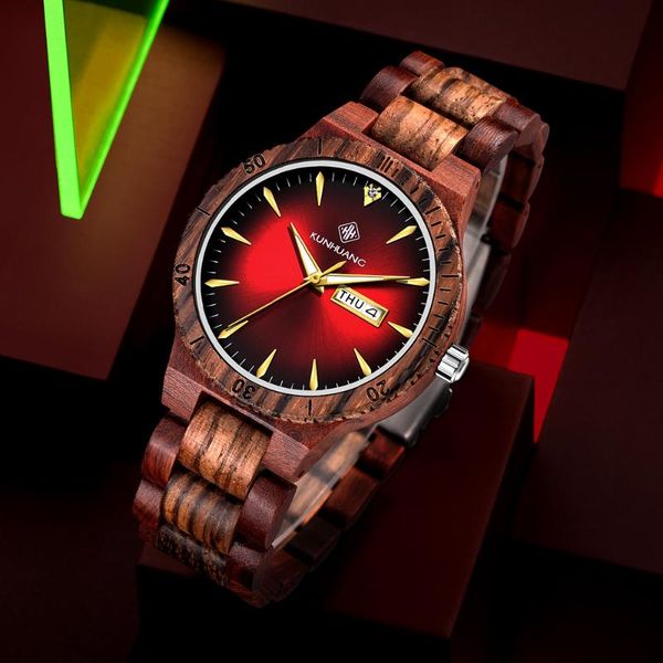 wristwatches kunhuang personalized custom natural wooden watch men multifunction military sport quartz luminous hands relogio masculino, Slivery;brown
wristwatches kunhuang personalized custom natural wooden watch men multifunction military sport quartz luminous hands relogio masculino, Slivery;brown