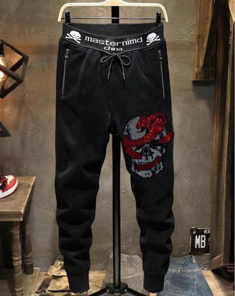 men's pants arrival europe style men sweatpants with rhinestones asina size m-2xl thin design, Black
men's pants arrival europe style men sweatpants with rhinestones asina size m-2xl thin design, Black