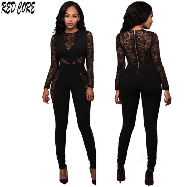 women's jumpsuits & rompers redcore womens jumpsuit transparent lace hollow patchwork ladies long sleeve high waist playsuit ltk035, Black;white
women's jumpsuits & rompers redcore womens jumpsuit transparent lace hollow patchwork ladies long sleeve high waist playsuit ltk035, Black;white