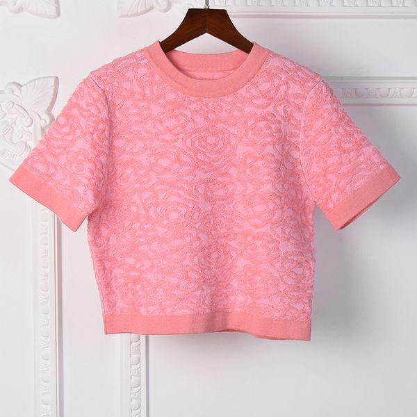 men's t-shirts 2021 spring high-quality female designer mesh-knit chic sweet c095, White;black
men's t-shirts 2021 spring high-quality female designer mesh-knit chic sweet c095, White;black