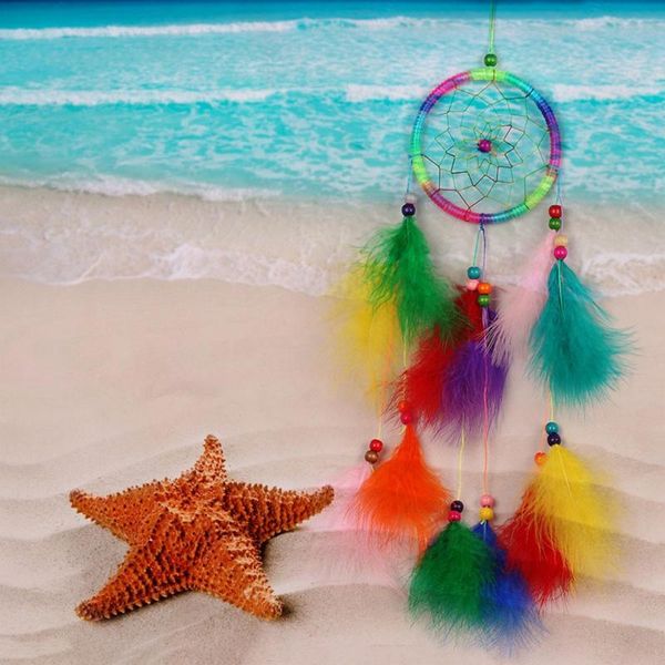 feather crafts dream net catcher handmade wall hanging decorative wind chimes pendant for livingroom wedding decor gift objects & figurines
feather crafts dream net catcher handmade wall hanging decorative wind chimes pendant for livingroom wedding decor gift objects & figurines