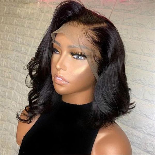 150% density preplucked black color body wave deep part lace front synthetic wig for fashion women with baby hair short bob wigs
150% density preplucked black color body wave deep part lace front synthetic wig for fashion women with baby hair short bob wigs