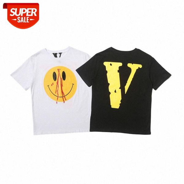 european and american fashion brand smiling face expression big v commemorative limited short-sleeved t-shirt version of men women loo #xe2v, White;black
european and american fashion brand smiling face expression big v commemorative limited short-sleeved t-shirt version of men women loo #xe2v, White;black