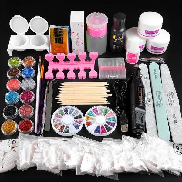 acrylic nail set with drill machine powder liquid glitter tips glue art kit all for manicure kits
acrylic nail set with drill machine powder liquid glitter tips glue art kit all for manicure kits