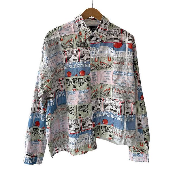 jackets martine rose poster stitched print shirt men's autumn vintage destructive design coat, Black;brown
jackets martine rose poster stitched print shirt men's autumn vintage destructive design coat, Black;brown