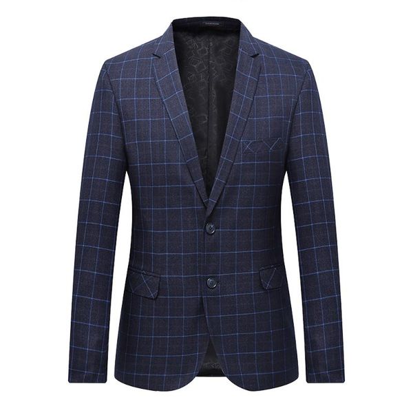 men's suits & blazers men blazer fashion plus size casual male plaid suit jacket nice spring autumn long sleeve business coats, White;black
men's suits & blazers men blazer fashion plus size casual male plaid suit jacket nice spring autumn long sleeve business coats, White;black