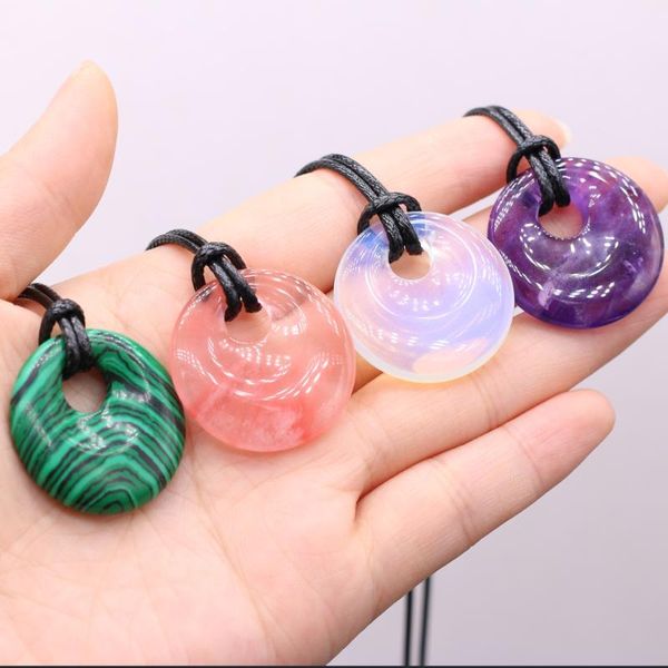 pendant necklaces fashion big hole beads necklace natrual agates stone for women jewerly making diy party exquisite gift 30x30mm, Silver
pendant necklaces fashion big hole beads necklace natrual agates stone for women jewerly making diy party exquisite gift 30x30mm, Silver