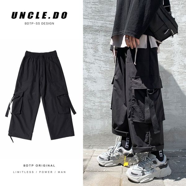 pant spring summer cargo men's fashion retro pocket casual men streetear korean loose hip-hop straight-leg pants mens, Black
pant spring summer cargo men's fashion retro pocket casual men streetear korean loose hip-hop straight-leg pants mens, Black