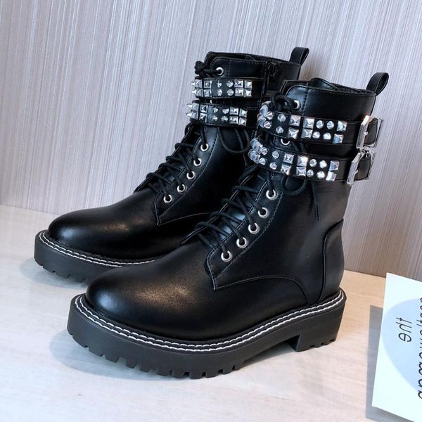 boots bonjomarisa dropship ladies rhinestone mortocycle shoes lace buckle sewing low heel women winter woman, Black
boots bonjomarisa dropship ladies rhinestone mortocycle shoes lace buckle sewing low heel women winter woman, Black