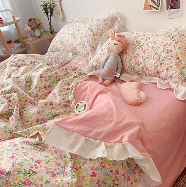 bedding sets fairyfair sweet pink flower rose set,cute floral cotton twin full home textile bed sheet pillow case duvet cover
bedding sets fairyfair sweet pink flower rose set,cute floral cotton twin full home textile bed sheet pillow case duvet cover