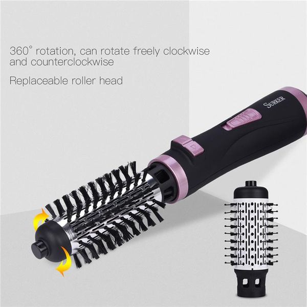 electric hair brushes 2 in 1 rotating brush air styler comb curling iron roll styling dryer blow with nozzles speed & 3 heat setting
electric hair brushes 2 in 1 rotating brush air styler comb curling iron roll styling dryer blow with nozzles speed & 3 heat setting