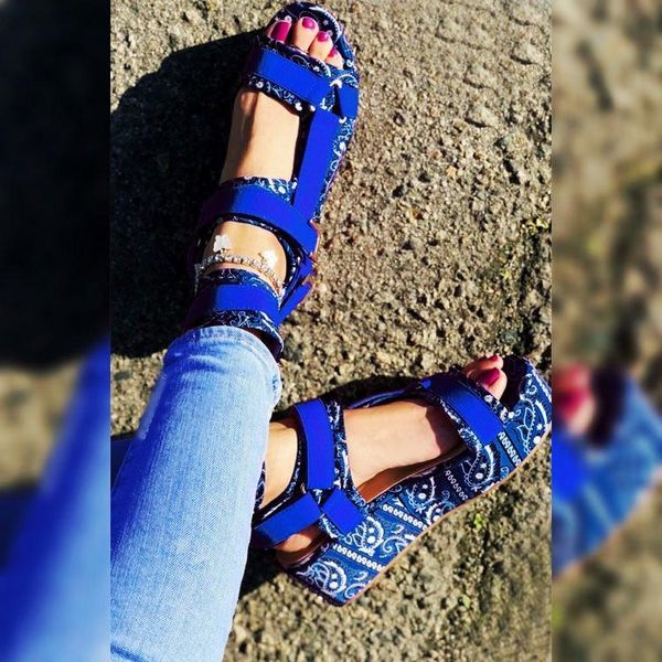 sandals ins open toe platform wedges hook loop paisey print leisure casual women's 2021 trendy summer brand shoes women, Black
sandals ins open toe platform wedges hook loop paisey print leisure casual women's 2021 trendy summer brand shoes women, Black