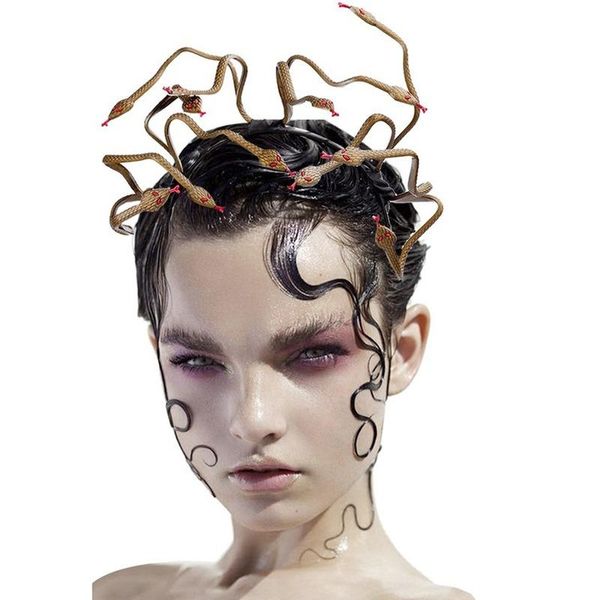 hair clips & barrettes halloween carnival stage prop tiara medusa snake cosplay hoops, Golden;silver
hair clips & barrettes halloween carnival stage prop tiara medusa snake cosplay hoops, Golden;silver