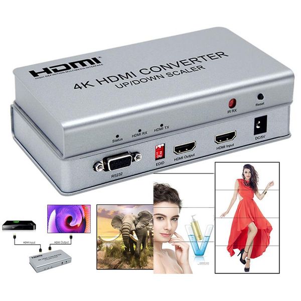 audio cables & connectors 4k scaler up down converter 1080p 720p with video wall controller processor functions&rs232 control
audio cables & connectors 4k scaler up down converter 1080p 720p with video wall controller processor functions&rs232 control