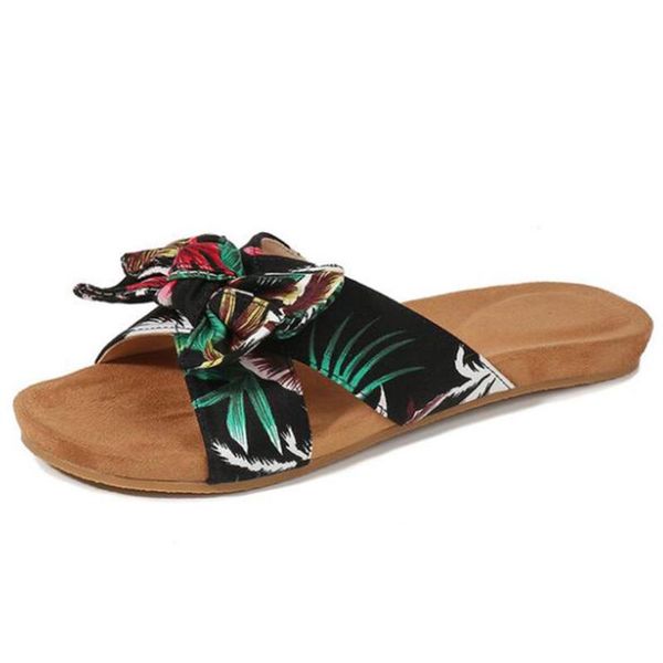 slippers ladies indoor outdoor bohemian bow-knot home beach family sh154, Black
slippers ladies indoor outdoor bohemian bow-knot home beach family sh154, Black