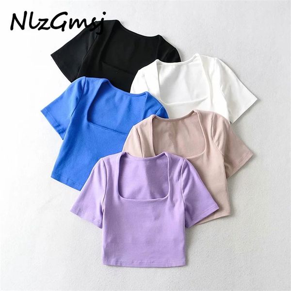 t shirt women's t-shirt summer women square neck knitted short sleeve rib 04 210628, White
t shirt women's t-shirt summer women square neck knitted short sleeve rib 04 210628, White