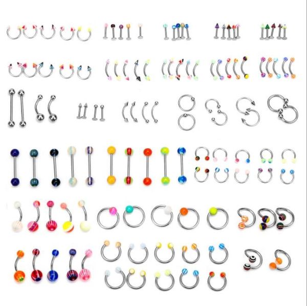 navel bell button rings jewelrywholesale promotion 110pcs mixed models/colors body jewelry set resin eyebrow navel belly lip tongue nose pie, Silver
navel bell button rings jewelrywholesale promotion 110pcs mixed models/colors body jewelry set resin eyebrow navel belly lip tongue nose pie, Silver
