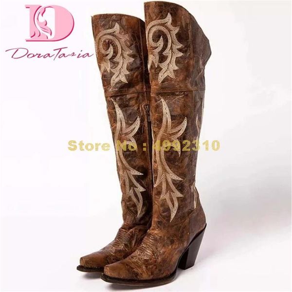 boots female over the knee pointed toe thick high heels zip women autumn retro classic shoes, Black
boots female over the knee pointed toe thick high heels zip women autumn retro classic shoes, Black