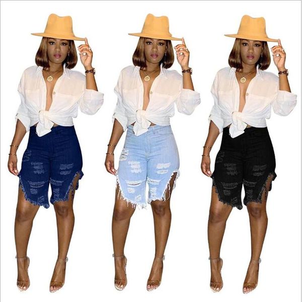 women summer shorts jeans hole high waist casual zipper knee street wear denim fashion pants gl8675 women's, Blue
women summer shorts jeans hole high waist casual zipper knee street wear denim fashion pants gl8675 women's, Blue