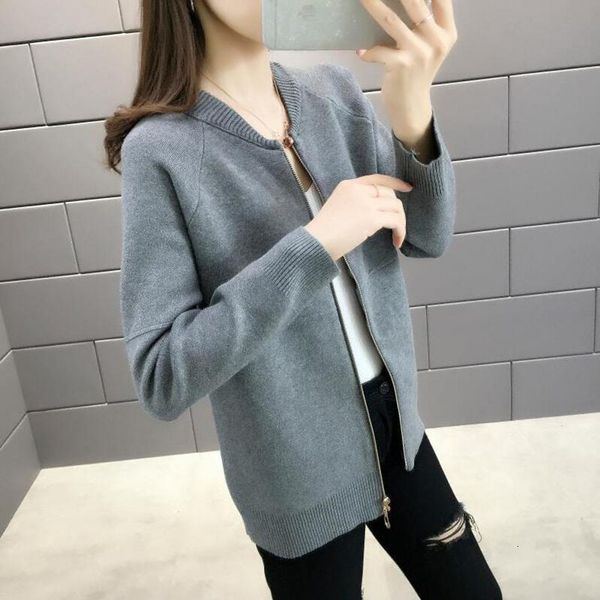 sweaters autumn women korean casual long sleeve knitted sweater cardigan coat solid o-neck female knit, White;black
sweaters autumn women korean casual long sleeve knitted sweater cardigan coat solid o-neck female knit, White;black