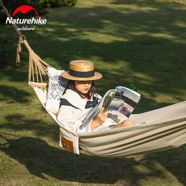 tents and shelters naturehike portable single canvas hammock waterproof 300*90cm anti rollover camp hanging bed outdoor garden swing chair
tents and shelters naturehike portable single canvas hammock waterproof 300*90cm anti rollover camp hanging bed outdoor garden swing chair