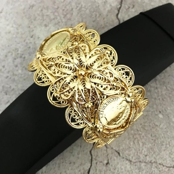 bangle algeria ethinc style coin bracelet women's caftan wedding dress wrist ornament hollow flower design arm jewelry, Black
bangle algeria ethinc style coin bracelet women's caftan wedding dress wrist ornament hollow flower design arm jewelry, Black