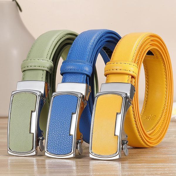belts fshion 2.3cm women genuine leather belt strap candy color all-match ladies adjustable designer automatic buckle, Black;brown
belts fshion 2.3cm women genuine leather belt strap candy color all-match ladies adjustable designer automatic buckle, Black;brown