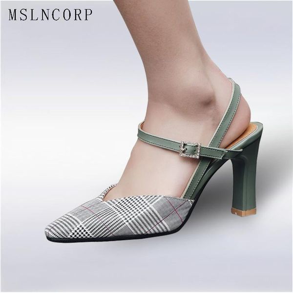 plus size 34-46 elegant women sandals stylish pointed toe thick high heels pumps shoes woman party fashion mules slip on, Black
plus size 34-46 elegant women sandals stylish pointed toe thick high heels pumps shoes woman party fashion mules slip on, Black