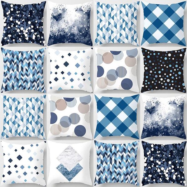 cushion/decorative pillow geometric blue pattern decorative cushions pillowcase polyester cushion cover throw sofa decoration pillowcover 40
cushion/decorative pillow geometric blue pattern decorative cushions pillowcase polyester cushion cover throw sofa decoration pillowcover 40