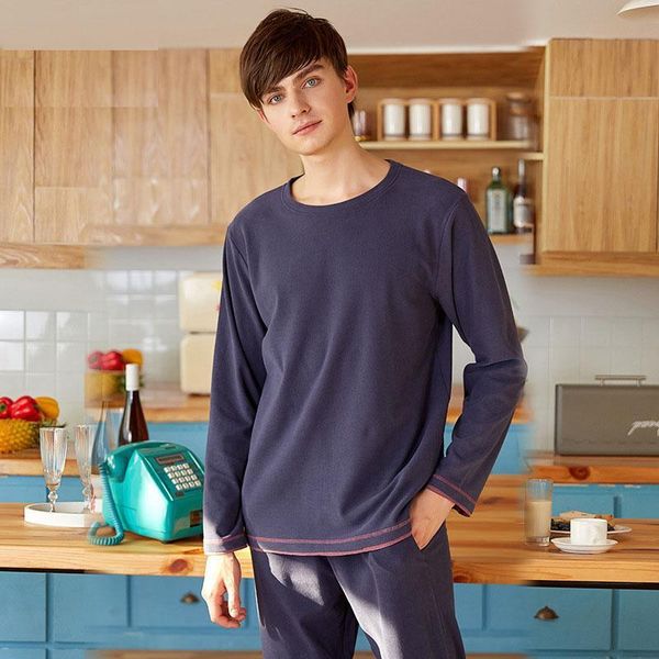 men's sleepwear pajamas winter long-sleeved trousers warm loungewear with pants 4dlp, Black;brown
men's sleepwear pajamas winter long-sleeved trousers warm loungewear with pants 4dlp, Black;brown