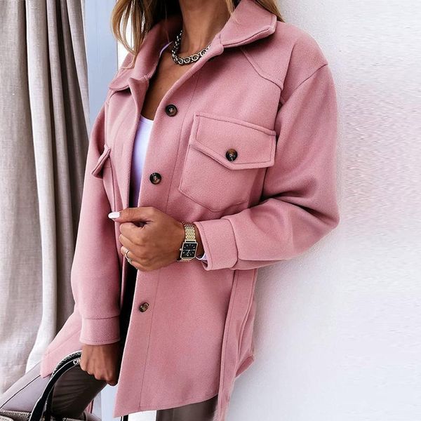 women's wool & blends women elegant coat with belt solid color long sleeve chic outerwear ladies overcoat autumn winter 2021, Black
women's wool & blends women elegant coat with belt solid color long sleeve chic outerwear ladies overcoat autumn winter 2021, Black
