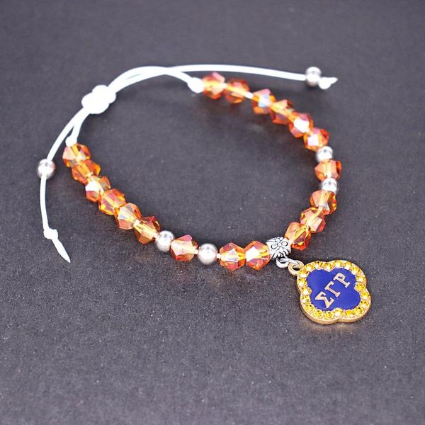 charm bracelets double nose adjustable leather beaded sigma gamma rho bracelet greek letter sgr label sorority, Golden;silver
charm bracelets double nose adjustable leather beaded sigma gamma rho bracelet greek letter sgr label sorority, Golden;silver