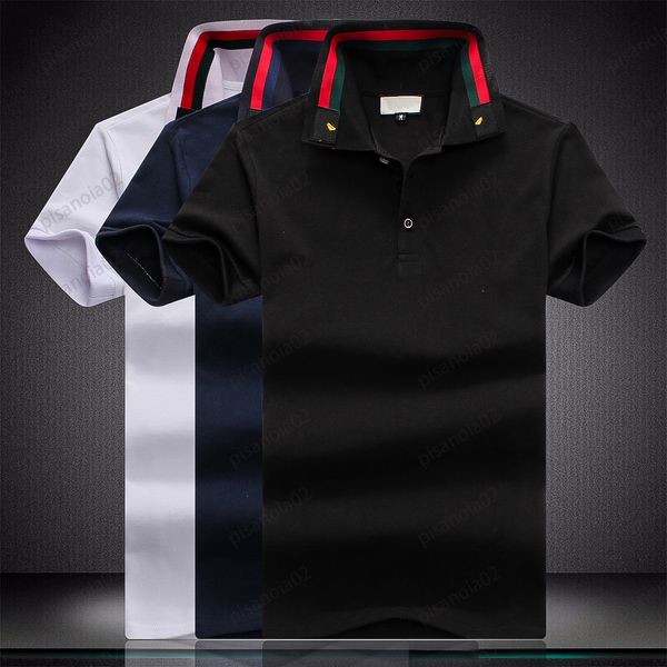 fashion stripe polo shirt t shirts snake polos bee floral classic embroidery mens high street horse t-shirt, White;black
fashion stripe polo shirt t shirts snake polos bee floral classic embroidery mens high street horse t-shirt, White;black