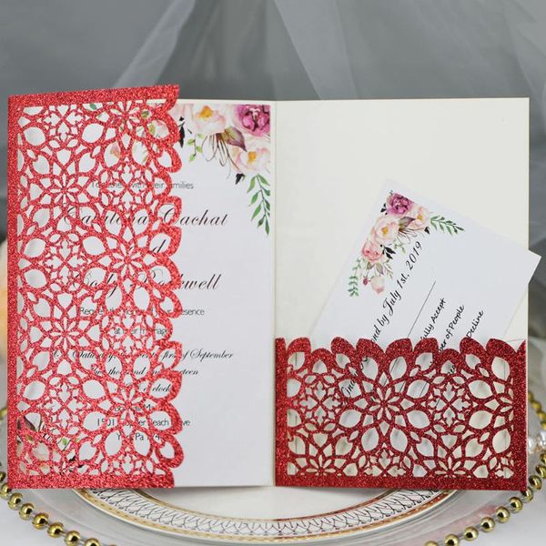 greeting cards 10set elegant laser cut wedding invitation card lace favor print business with rsvp decor party supplies
greeting cards 10set elegant laser cut wedding invitation card lace favor print business with rsvp decor party supplies