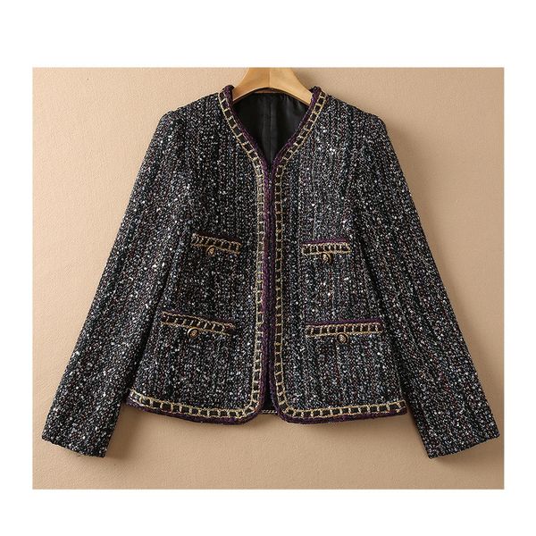 2021 autumn milan runway jackets v neck long sleeve and fashion brand same style women's coats designer 0913-2, Black;brown
2021 autumn milan runway jackets v neck long sleeve and fashion brand same style women's coats designer 0913-2, Black;brown