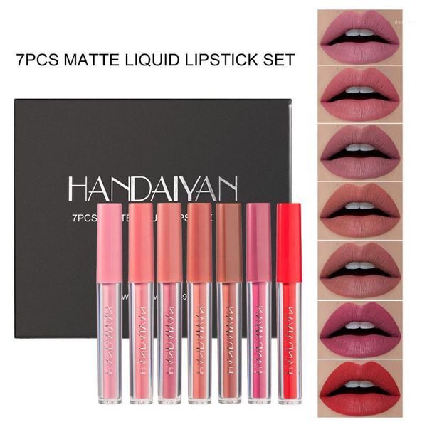 7pcs/set matte liquid lip gloss set lipstick waterproof long-lasting tubes tint liner makeup1
7pcs/set matte liquid lip gloss set lipstick waterproof long-lasting tubes tint liner makeup1