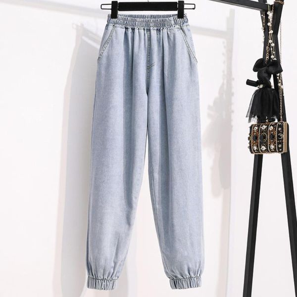 women's pants & capris plus size women jeans casual loose bloomers vintage high waist nine point denim trousers washed fashion, Black;white
women's pants & capris plus size women jeans casual loose bloomers vintage high waist nine point denim trousers washed fashion, Black;white