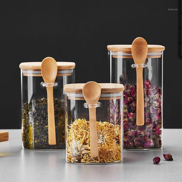 storage bottles & jars glass jar with spoon candy transparent household sealed bottle kitchen container tea can home decoration
storage bottles & jars glass jar with spoon candy transparent household sealed bottle kitchen container tea can home decoration